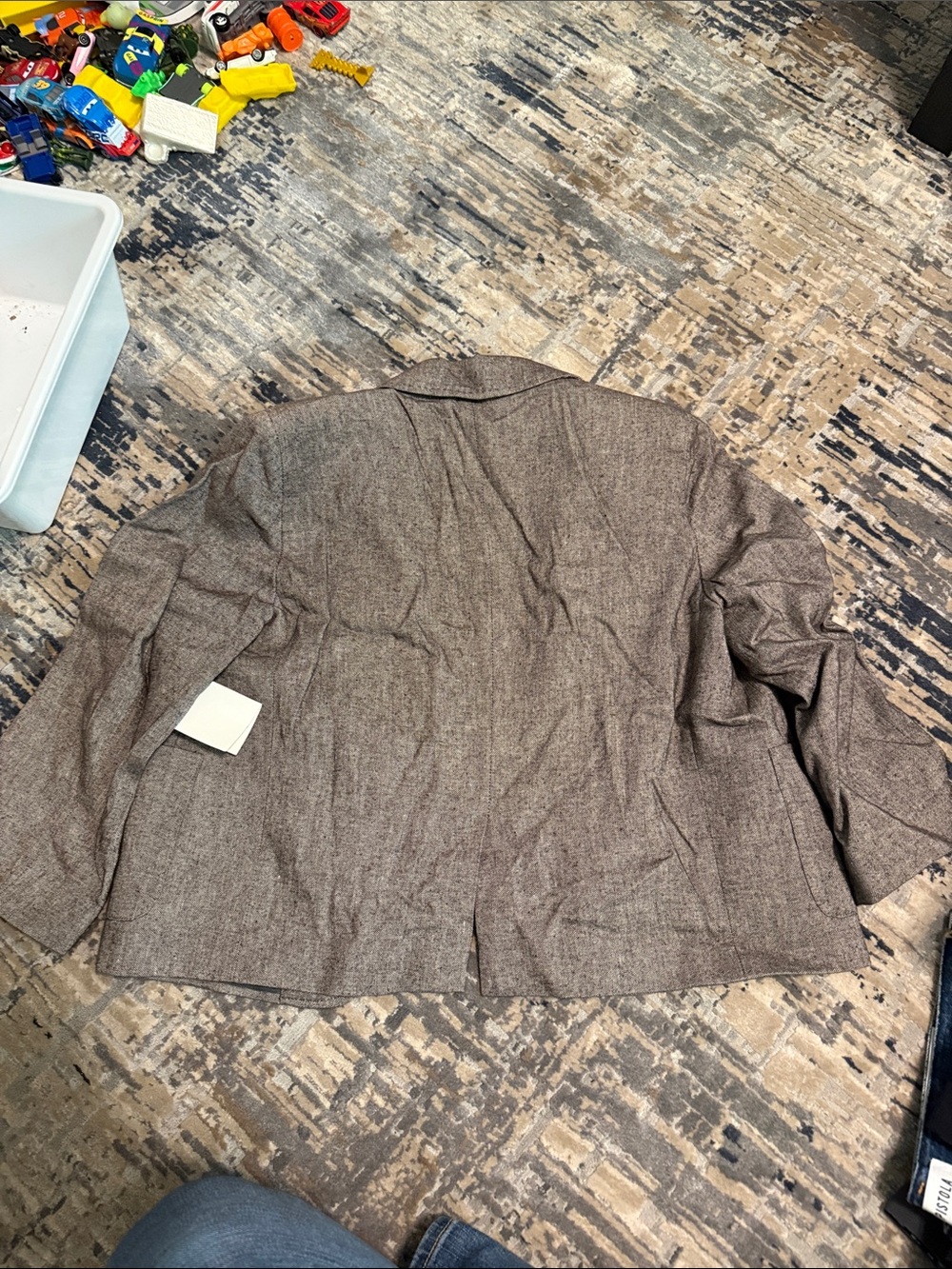 Golden Goose Brown Tweed Blazer Jacket - Picture 5 of 6